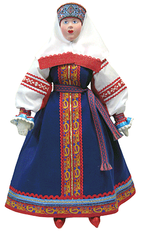 Тверская губерния, русская народная кукла