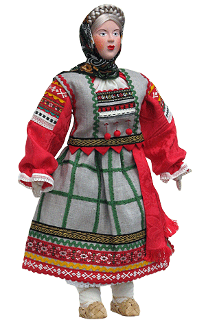 костюм Рязанской губернии, народная кукла