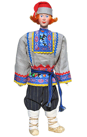 Рязанский костюм нородной куклы