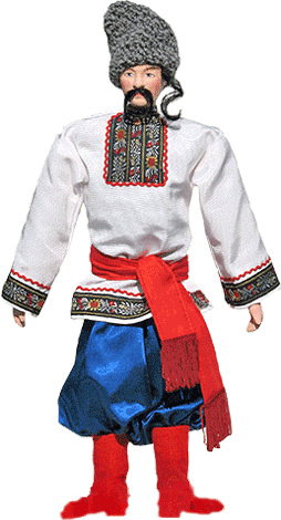 Киевская губерния , костюм народной куклы