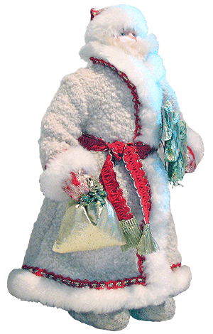 Дед Мороз, народная кукла